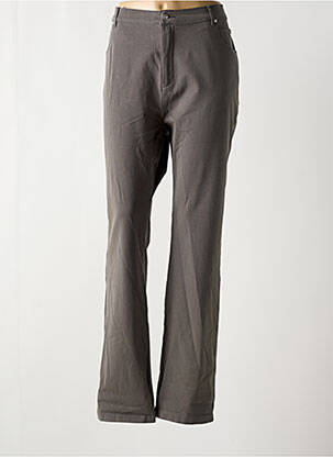 Jeans coupe droite stretch taille normale gris MARBLE femme