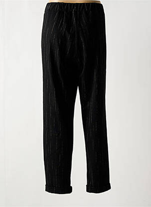 Pantalon droit stretch taille haute noir PAZ TORRAS femme
