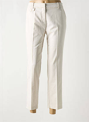 Pantalon 7/8 taille à pinces taille normale gris OLSEN femme
