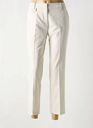 Pantalon 7/8 tissage popeline taille normale gris OLSEN femme