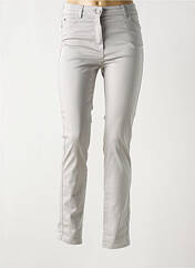 Pantalon slim gris OLSEN pour femme seconde vue
