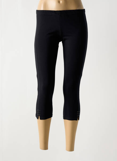 Legging tissage jersey taille normale noir FRONT DE MER femme