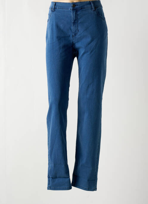 Jeans coupe droite bleu JENSEN pour femme