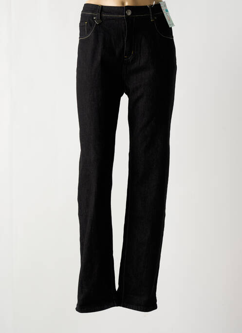 Jeans coupe slim noir S.QUISE pour femme