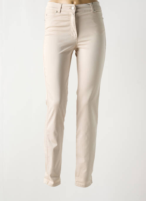 Pantalon slim beige OLSEN pour femme