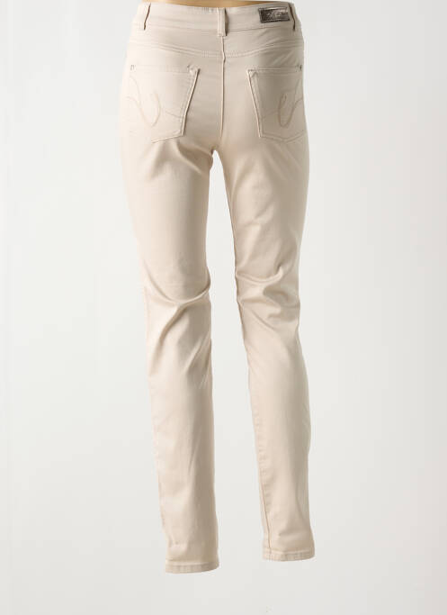 Pantalon slim beige OLSEN pour femme