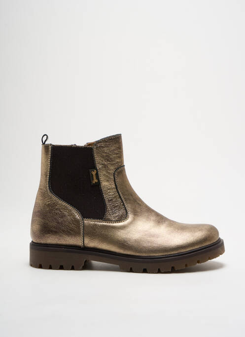 Bottines/boots matière lisse talon plat jusqu'à 3cm or STONES AND BONES femme