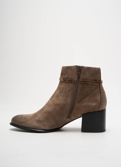 Bottines/Boots marron FUGITIVE BY FRANCESCO ROSSI pour femme
