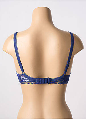 Soutien-gorge effet matière satinée haut soutien-gorge moulé bleu PASSIONATA femme