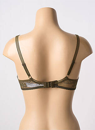 Soutien-gorge effet matière satinée haut soutien-gorge moulé vert PASSIONATA femme