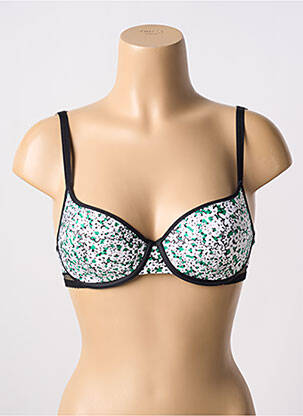 Soutien-gorge effet matière satinée haut soutien-gorge moulé blanc PASSIONATA femme