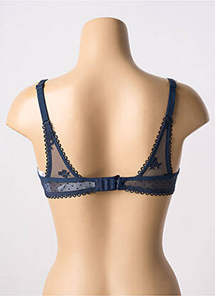 Soutien-gorge effet matière satinée haut soutien-gorge emboitant bleu PASSIONATA femme