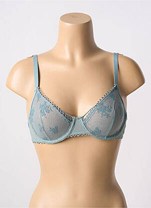 Soutien-gorge effet matière satinée haut soutien-gorge emboitant vert PASSIONATA femme