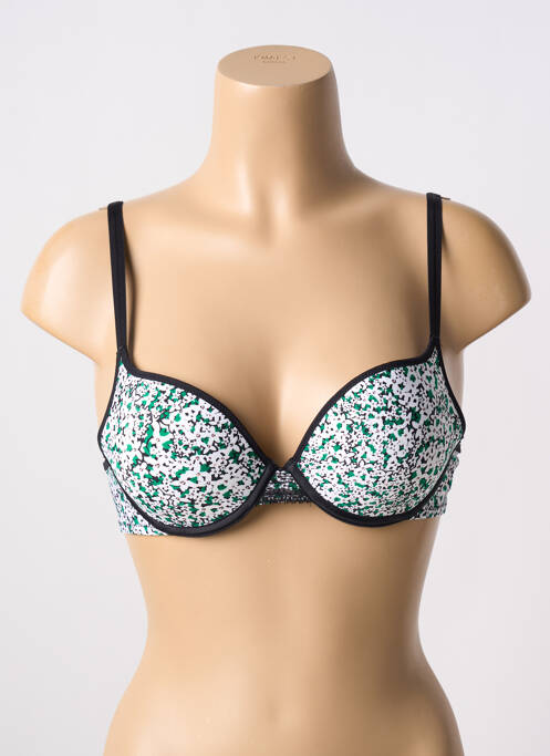 Soutien-gorge effet matière satinée haut soutien-gorge push-up blanc PASSIONATA femme