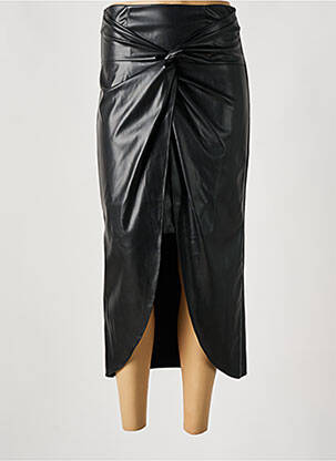 Jupe longue fermeture zippée au dos noir BISOU'S PROJECT femme