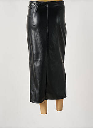 Jupe longue fermeture zippée au dos noir BISOU'S PROJECT femme