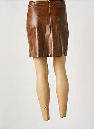 Jupe courte poches marron PDK femme