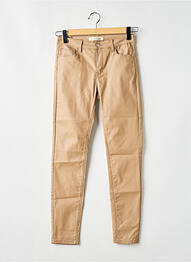 Jeans coupe slim stretch taille normale beige R.DISPLAY femme
