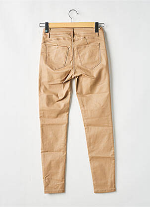 Jeans coupe slim stretch taille normale beige R.DISPLAY femme