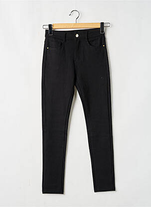 Pantalon slim noir FOLYROSE pour femme