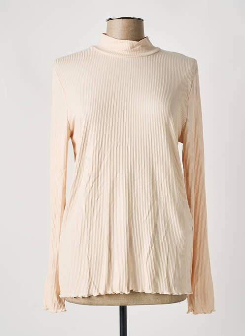 Sous-pull beige KAFFE pour femme