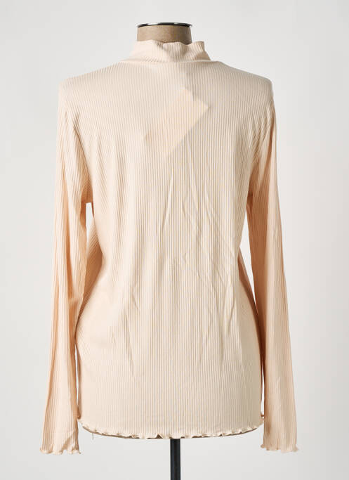 Sous-pull beige KAFFE pour femme