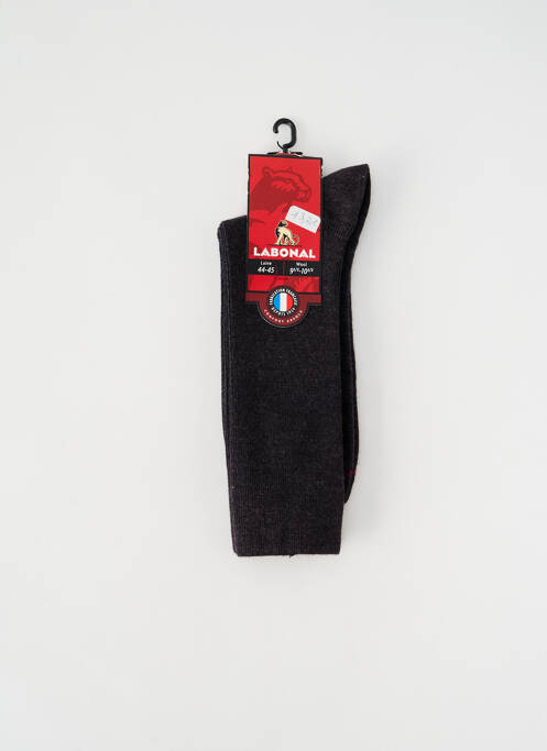 Chaussettes gris LABONAL pour homme