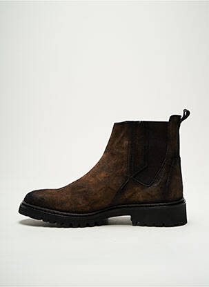 Bottines/boots nubuck talon plat jusqu'à 3cm marron LITTLE ...LA SUITE femme
