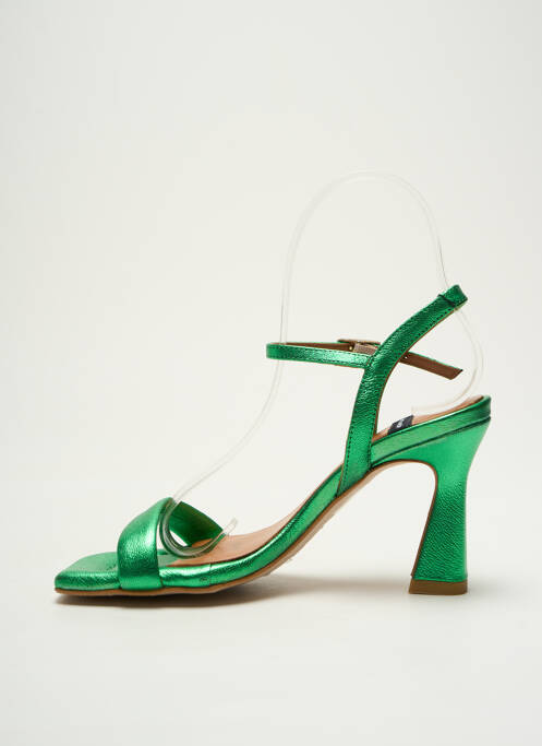 Sandales/Nu pieds vert ANGEL ALARCON pour femme