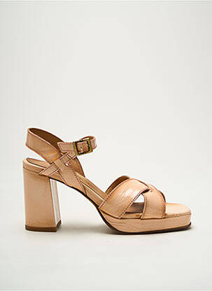 Sandales/nu pieds semi compensé talon de 7 à 9cm rose LITTLE ...LA SUITE femme