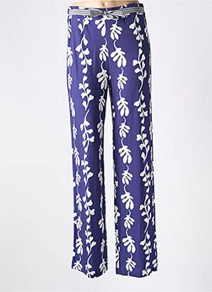 Pantalon droit stretch violet GUITARE femme