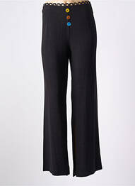 Pantalon flare taille basse taille basse noir LO! LES FILLES femme