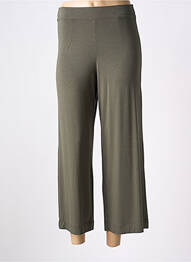 Pantalon 7/8 stretch taille normale vert GUITARE femme