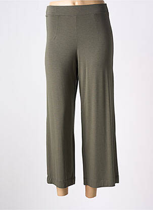 Pantalon 7/8 stretch taille normale vert GUITARE femme