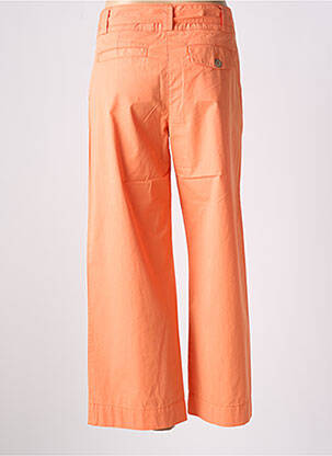 Pantacourt taille haute taille haute orange MAT DE MISAINE femme