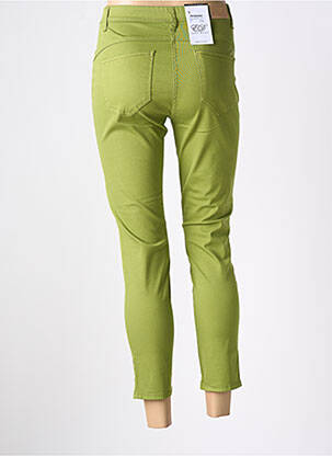 Jegging tissage popeline taille normale vert EAST DRIVE femme