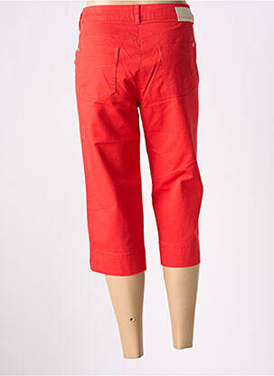 Corsaire tissage denim taille normale rouge MAT DE MISAINE femme