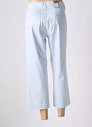 Pantalon 7/8 taille haute taille haute bleu ZERRES femme