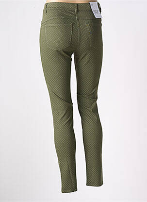 Jegging tissage popeline taille normale vert EAST DRIVE femme