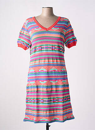 Robe mi-longue manches courtes manches courtes rouge ALDO MARTIN'S femme