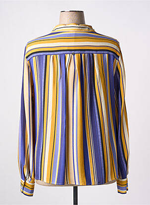 Chemisier tissage crêpe manches longues violet MAT DE MISAINE femme