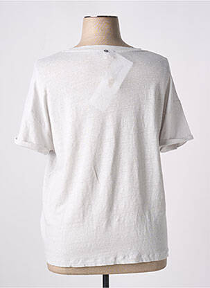 T-shirt sérigraphie manches courtes gris MAT DE MISAINE femme