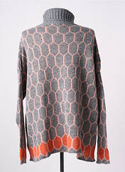 Pull col roulé gris GUITARE pour femme seconde vue