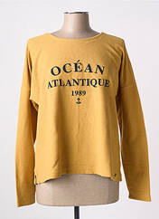 Sweat-shirt jaune MAT DE MISAINE pour femme seconde vue