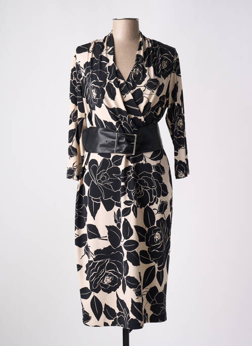 Robe mi-longue noir JOSEPH RIBKOFF pour femme