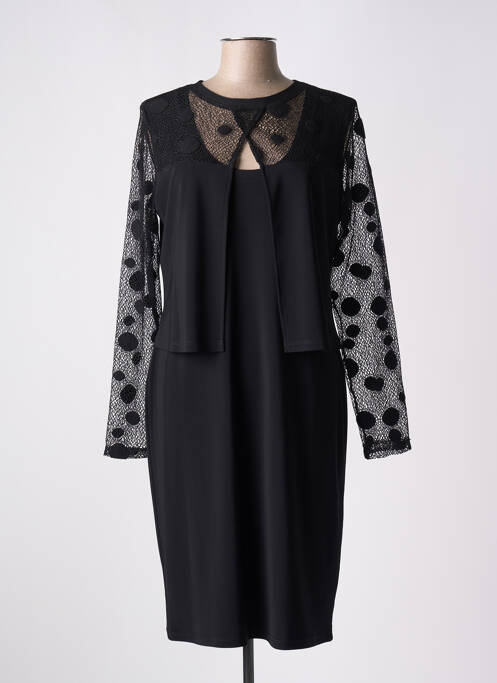 Robe mi-longue noir JOSEPH RIBKOFF pour femme