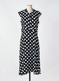 Robe longue manches courtes manches courtes noir JOSEPH RIBKOFF femme