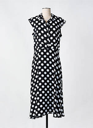 Robe longue manches courtes manches courtes noir JOSEPH RIBKOFF femme