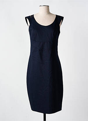Robe mi-longue sans manche sans manche bleu EVA KAYAN femme