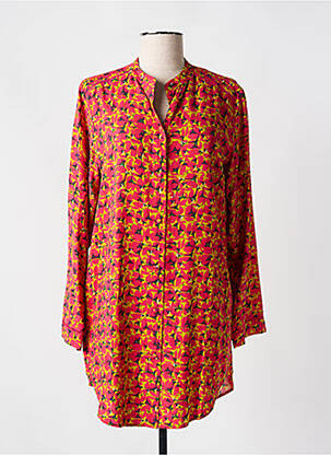 Chemise de nuit manches longues rouge SIMONE PERELE femme